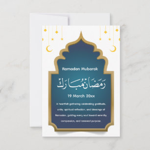 De Remerciements Carte Couper Eid Mubarak