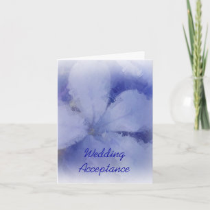 De Remerciements Carte d'acceptation mariage