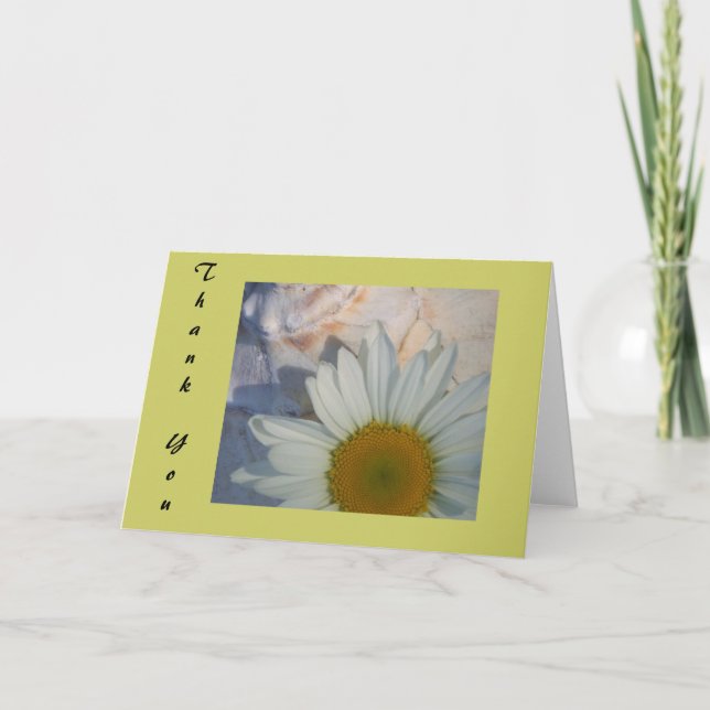 De Remerciements Carte Daisy ThankYou (Devant)