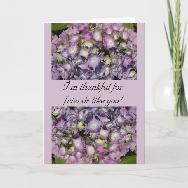 De Remerciements Carte d'amitié (Devant)