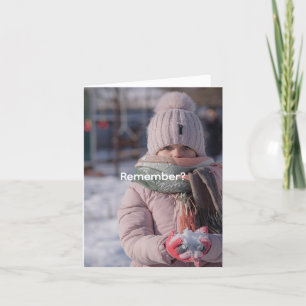 DE REMERCIEMENTS CARTE D'AMITIÉ FROID