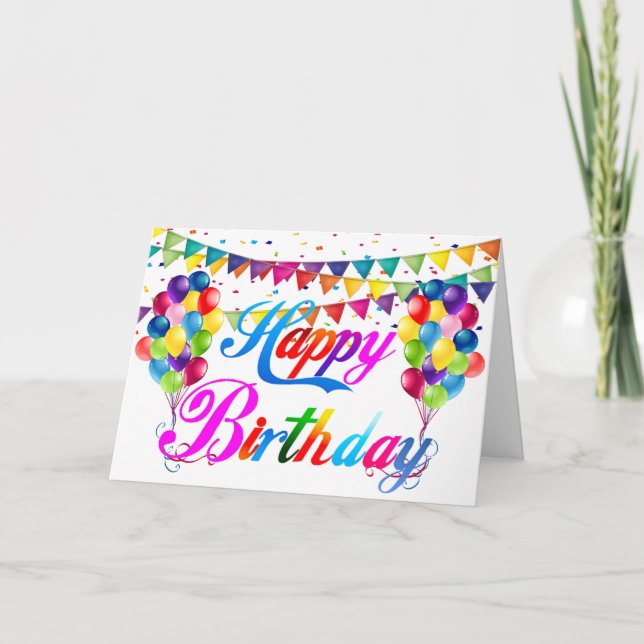 De Remerciements Carte d'anniversaire (Devant)
