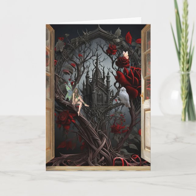 De Remerciements Carte d'anniversaire à portes ouvertes (Devant)