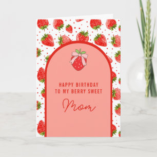 De Remerciements Carte d'anniversaire Berry Sweet