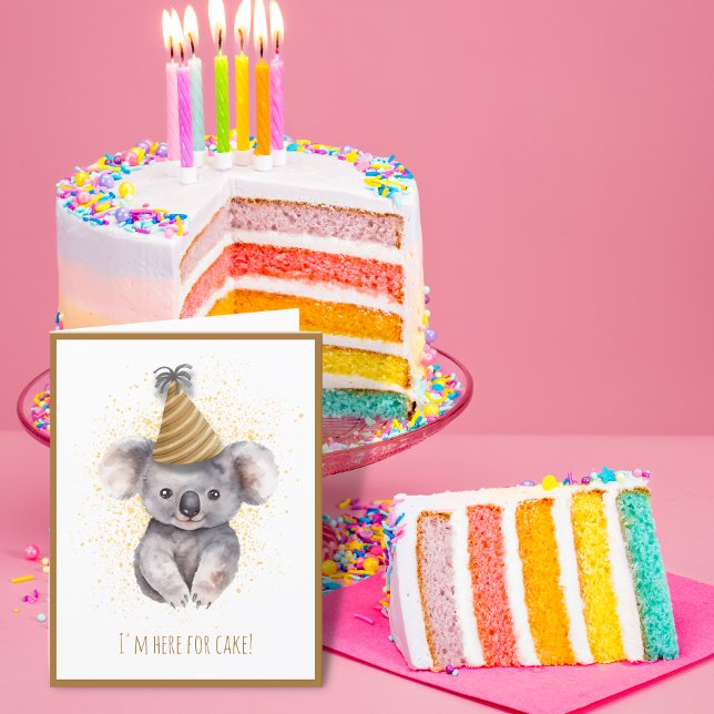 De Remerciements Carte d'anniversaire Cute Koala (Créateur téléchargé)