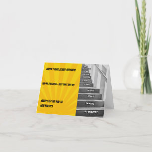 De Remerciements Carte d'anniversaire/de jalon d'un an