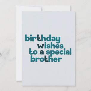 De Remerciements Carte d'anniversaire drôle pour frère Carte d'an