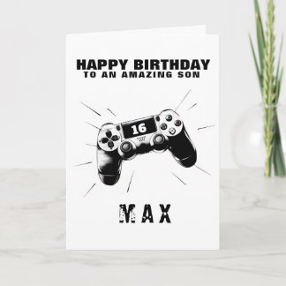 De Remerciements Carte d'anniversaire du joueur personnalisé