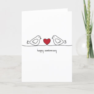 De Remerciements Carte d'anniversaire heureuse pour les Inséparable
