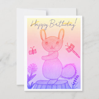 De Remerciements Carte d'anniversaire joyeuse