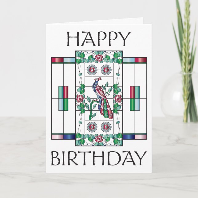 De Remerciements Carte d'anniversaire Mah Jongg (Devant)