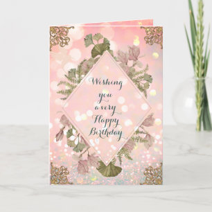 De Remerciements Carte d'anniversaire Ornat Victorian