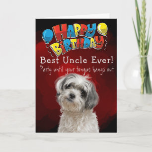 De Remerciements Carte d'anniversaire personnalisée Meilleur oncle 