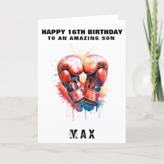 De Remerciements Carte d'anniversaire personnalisée - Nom personnal