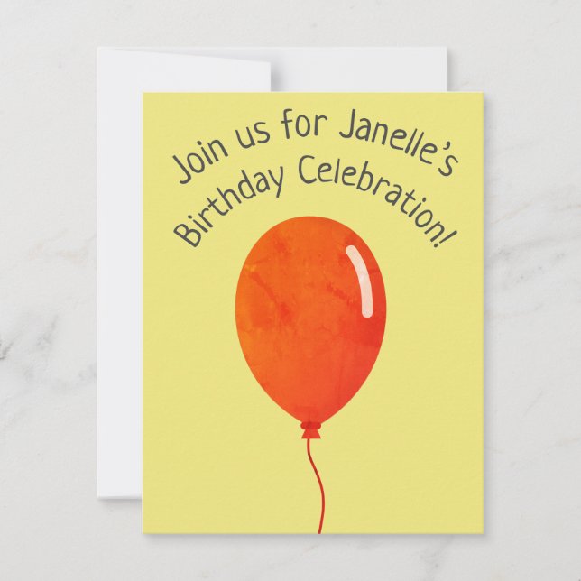 De Remerciements Carte d'anniversaire plate (Devant)