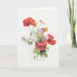 De Remerciements Carte d'anniversaire pliée