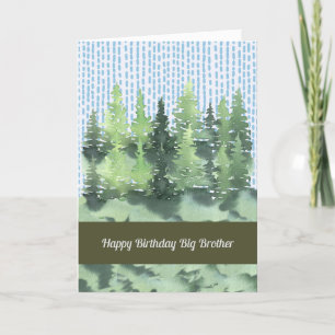 De Remerciements Carte d'anniversaire pour Big Brother