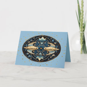 De Remerciements Carte d'anniversaire pour les Poissons du 19 févri