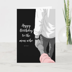 DE REMERCIEMENTS CARTE D'ANNIVERSAIRE POUR LUI HORS DU NOIR