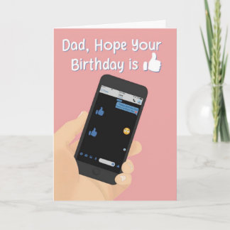 De Remerciements Carte d'anniversaire pour papa