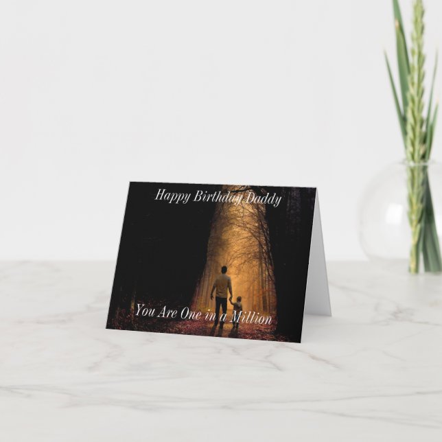 De Remerciements Carte d'anniversaire pour papa (Devant)