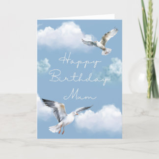 De Remerciements Carte d'anniversaire Seagull pour maman