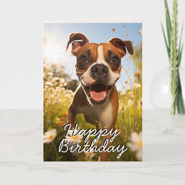 De Remerciements Carte d'anniversaire sur mesure (Devant)