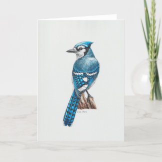 De Remerciements Carte d'art Blue Jay