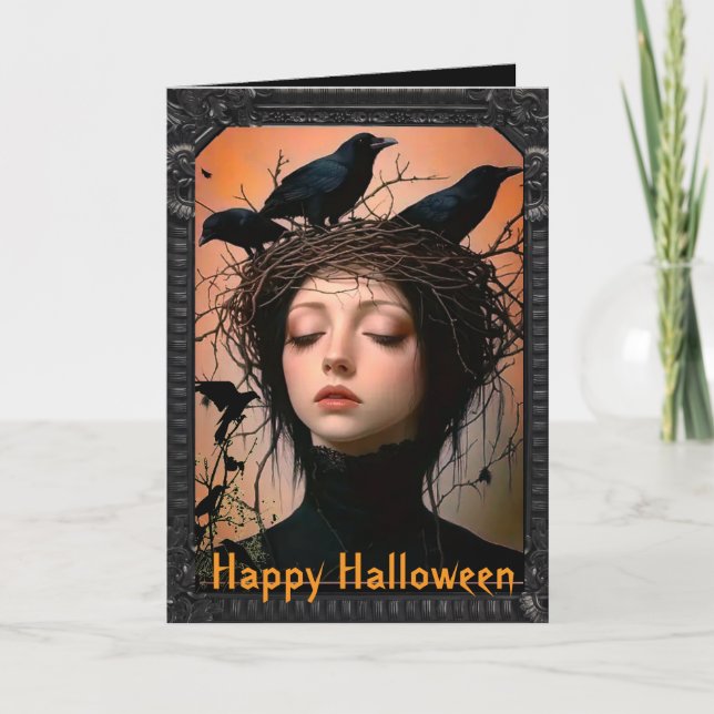 De Remerciements Carte d'Halloween pliée (Devant)