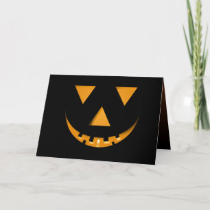De Remerciements Carte d'invitation Jack-o-Lantern Halloween Party