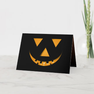 De Remerciements Carte d'invitation Jack-o-Lantern Halloween Party