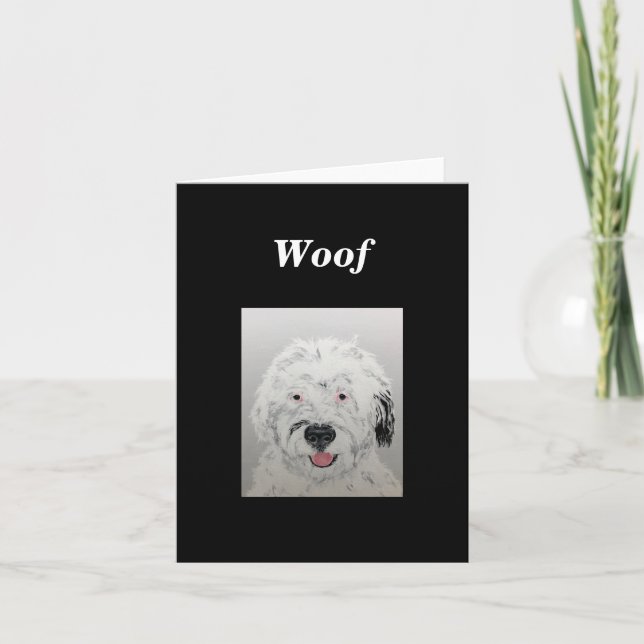 De Remerciements Carte Doodle Dog Note Card (Devant)
