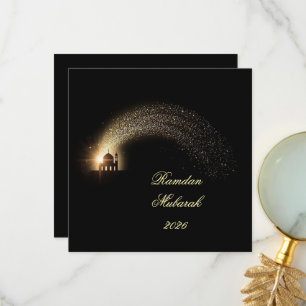 De Remerciements Carte élégante personnalisée Ramadan Mubarak 2026