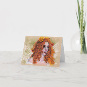 De Remerciements Carte Fairy Startled
