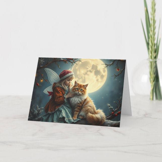 De Remerciements Carte Festive Fairy (Devant)