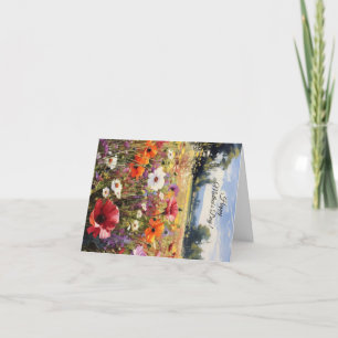 De Remerciements Carte Fête des mères florales personnalisée