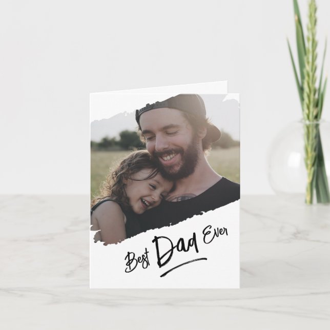 De Remerciements Carte fête des pères - Meilleur papa jamais (Devant)