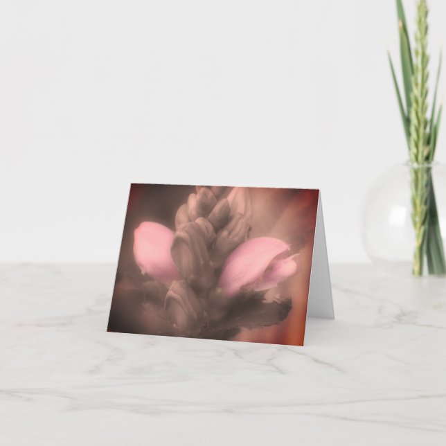 De Remerciements Carte Fleur Fleur Noir Et Blanc (Devant)