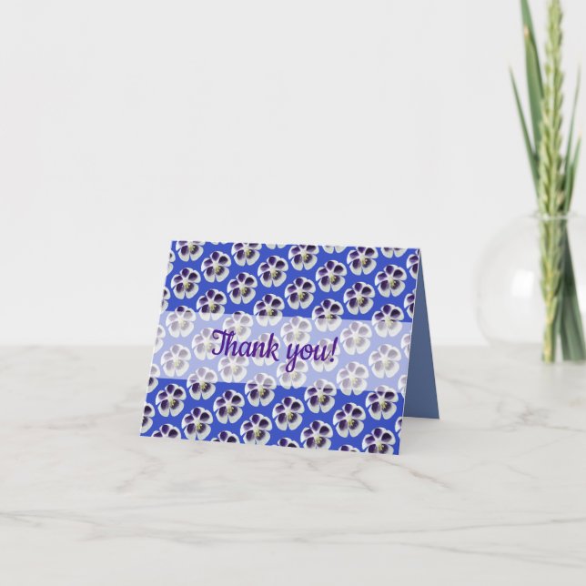 De Remerciements Carte Floral Beauty (Devant)