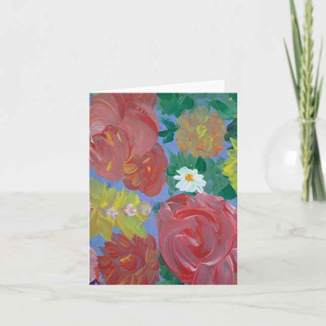 De Remerciements Carte florale Bold Blooms (Devant)