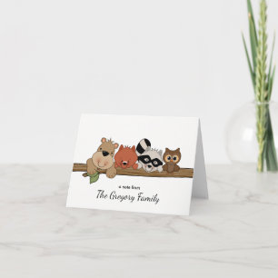 De Remerciements Carte │ Folded