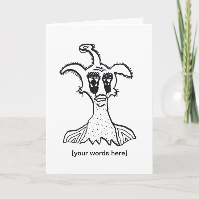 De Remerciements Carte Freak personnalisable humoristique 12-28-22 (Devant)