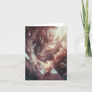 De Remerciements Carte Gardienne Quartz rose