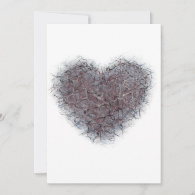 De Remerciements Carte Heart Wave (Devant)