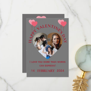 De Remerciements Carte Heureuse Sainte-Valentin