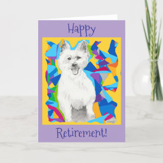 De Remerciements Carte intérieure Happy Retirement Blank