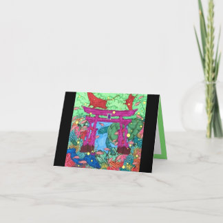 De Remerciements Carte japonaise