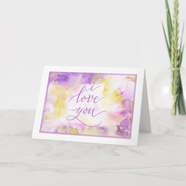 De Remerciements Carte « Je t'aime » pour toujours (Devant)