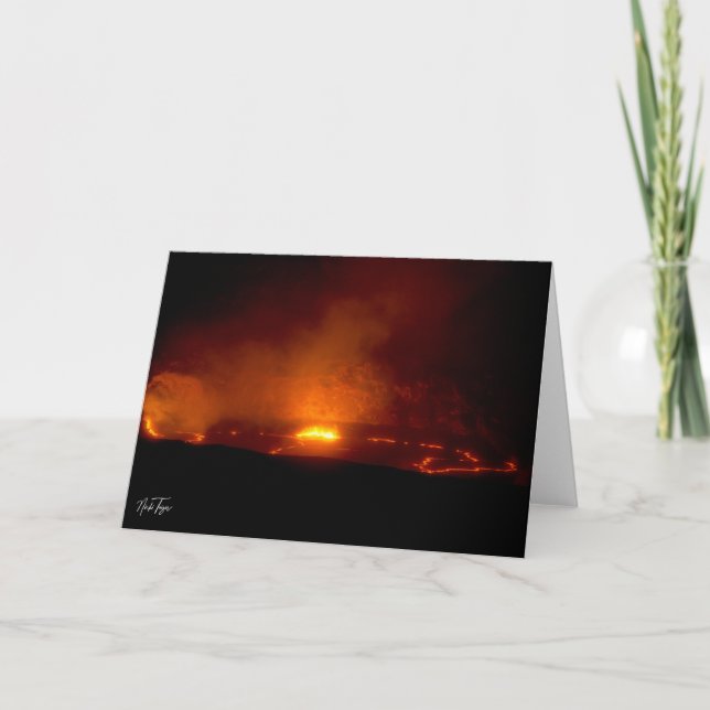 De Remerciements Carte Kilauea Caldera (Devant)