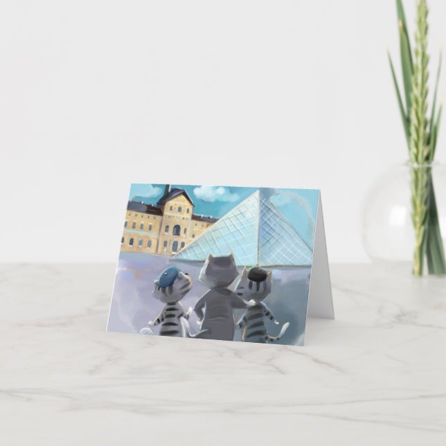 De Remerciements Carte Louvre Blank (Diverses Tailles) (Devant)